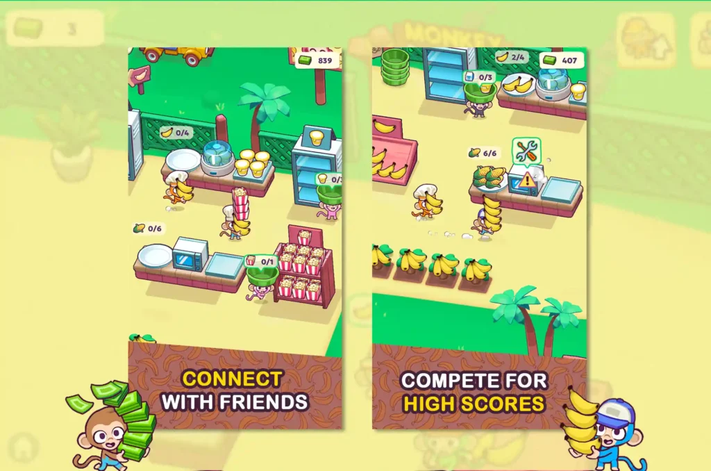 Play Monkey Mart and High scores with Friends