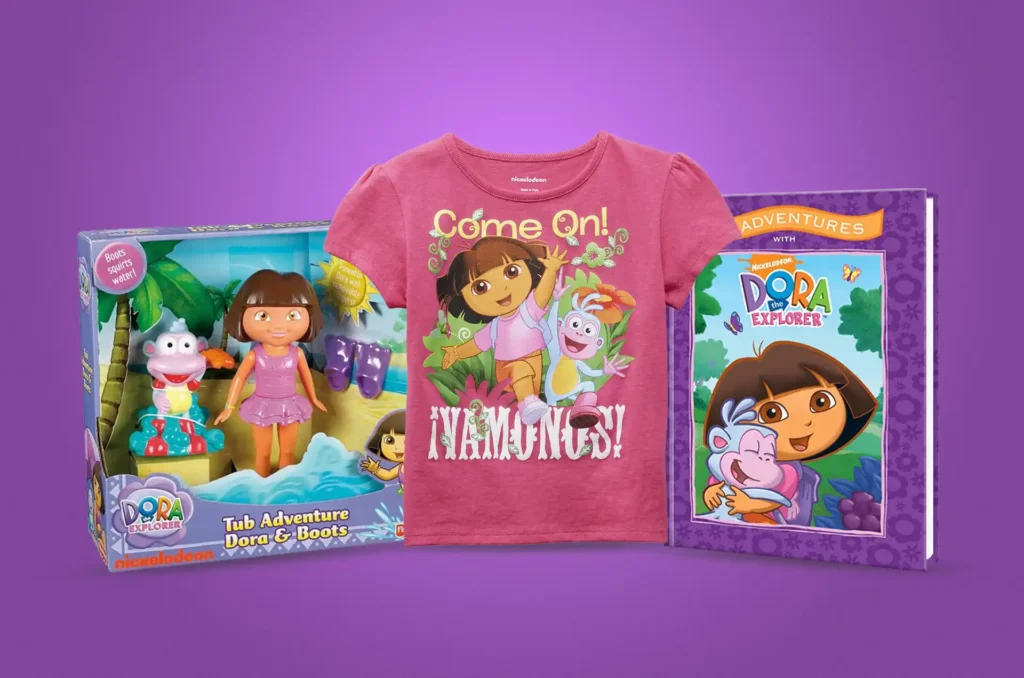 Merchandise & Memorabilia with Dora the explorer